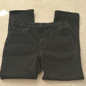 J. Crew Women's Black Straight Leg Jeans
